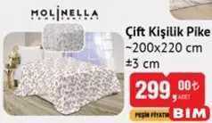 MOLİNELLA ÇİFT KİŞİLİK PİKE